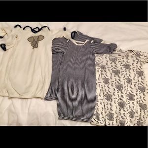 Organic Cotton Gowns - 3 pack for sleep 0-6 months